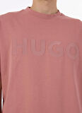 Hugo Bisiklet Yaka Düz Pembe Erkek T-Shirt 50525765_Dinkee 10259511 01