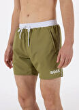 Boss Haki Erkek Şort Mayo Starfish