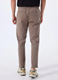 Kahve Erkek Normal Bel Tapered Fit Chino Pantolon Chino-Tapered