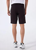 Siyah Erkek Normal Bel Slim Fit Şort Chino_Slim_Shorts