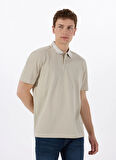 Boss Ekru Erkek Polo T-Shirt Pe_desertcollar