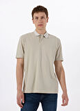 Boss Ekru Erkek Polo T-Shirt Pe_desertcollar