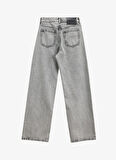 Hugo Yüksek Bel Normal Paça Straight Gri Kadın Denim Pantolon 50539781