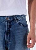 Hugo Normal Bel Tapered Fit Mavi Erkek Denim Pantolon 50537707_HUGO 838 10263121 03