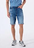 Mavi Erkek Normal Bel Tapered Fit Denim Şort 50537719_HUGO 634/S 10271026 01