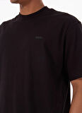 Boss Bisiklet Yaka Siyah Erkek T-Shirt Te_numbers