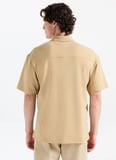 Hugo Düz Bej Erkek Polo T-Shirt 50542313_Dubilo