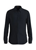 Boss Slim Fit Gömlek Yaka Lacivert Erkek Gömlek Myjersey_M