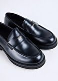 Boss Siyah Kadın Loafer Eleri_Mocc_BO