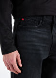 Hugo Normal Bel Tapered Fit Siyah Erkek Denim Pantolon 50542756_HUGO 838