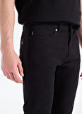 Boss Normal Bel Normal Paça Slim Fit Siyah Erkek Pantolon Delaware