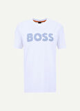 Boss Bisiklet Yaka Beyaz Erkek T-Shirt Te_Frozen