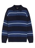 Boss Polo Yaka Regular Fit Lacivert Erkek Kazak Amburgh