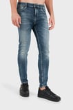 Boss Pamuklu Slim Fit Dar Paça Jeans Erkek KOT PANTOLON 50566096 436 LACİVERT