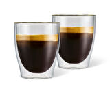 Tchibo Çift Cidarlı Cafe Crema Bardağı, 2'li