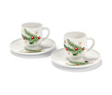 Espresso Fincanı, 2 Adet, Noel