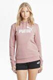 ESS Logo Hoodie TR Bridal Pembe Kadın Sweatshirt