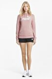 ESS Logo Hoodie TR Bridal Pembe Kadın Sweatshirt