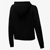 Puma ESS Cropped Logo Hoodie TR SİYAH Kadın Eşofman Üstü