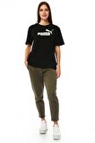 Puma ESS Logo Boyfriend Tee Puma Black Kadın T-Shirt