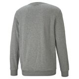 Puma Ess Big Logo Crew Tr Erkek Gri Sweatshirt - 5