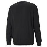 Puma Ess Big Logo Crew Tr Erkek Siyah Sweatshirt -