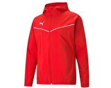 Puma Teamrise All Weather Jacket Erkek Futbol Antrenman Ceketi 65739601 Kırmızı