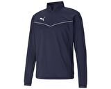 Puma Teamrise 1/4 Zip Top Erkek Futbol Antrenman Uzun Kollu Tişört 65739406 Lacivert