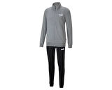 Puma Clean Sweat Suit Erkek Günlük Eşofman Takımı 58584003 Gri