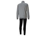 Puma Clean Sweat Suit Erkek Günlük Eşofman Takımı 58584003 Gri