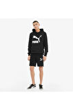Classics Logo Hoodie Erkek Siyah Günlük Stil Sweatshirt 53008401