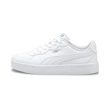 Puma Puma Skye Clean Puma White-Puma White-Pu Beyaz-Gümüş Kadın Günlük Ayakkabı
