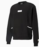 PUMA COURT SİDE CREW SİYAH UNISEX SWEATSHİRT 53032703 