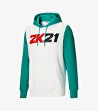 Puma 2K Erkek Basketbol Kapüşonlu Sweatshirt 53292201 beyaz