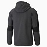 Puma EVOSTRIPE Core FZ Hoodie Gri Erkek Eşofman Üstü