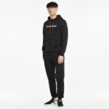 Puma As Graphic Hoodie Tr Erkek Siyah Sweatshirt -