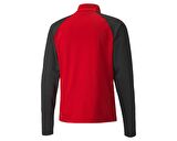 Puma Teamliga 1 4 Zip Top Erkek Futbol Antrenman Uzun Kollu Tişört 65723601 Kırmızı