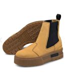 Puma Mayze Chelsea Suede Wn's Kadın Krem Günlük AYAKKABI- BOT 38282904 HARDAL RENGİ (B-203)