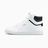 Puma Shuffle Mid - Erkek Beyaz - Siyah-Bilekli Spor Ayakkabı - 380748 01