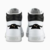 Puma Shuffle Mid - Erkek Beyaz - Siyah-Bilekli Spor Ayakkabı - 380748 01