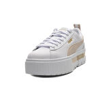 381983-02 Puma Mayze Lth Wn S Kadın Spor Ayakkabı Beyaz