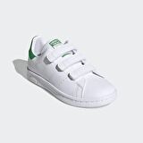adidas Beyaz - Yeşil Erkek Çocuk Yürüyüş Ayakkabısı FX7534 STAN SMITH CF C