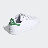adidas Beyaz - Yeşil Erkek Çocuk Yürüyüş Ayakkabısı FX7534 STAN SMITH CF C