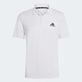 Adidas GM2154 Polo Yaka Kısa Kollu LogoBaskılı Beyaz Erkek T-Shirt