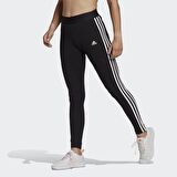 adidas Siyah - Beyaz Kadın Tayt GL0723 W 3S LEG