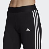 adidas Siyah - Beyaz Kadın Tayt GL0723 W 3S LEG