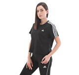 GL0777-K adidas W 3S Cro T Kadın T-Shirt Siyah