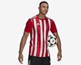 adidas Striped 21 Jsy Erkek Futbol Maç Forması GN7624 Kırmızı