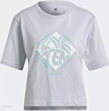 Adidas GM8726 W 5.10 Gfx Tee Kadın Spor Tişört