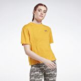 Reebok GR9440 Myt Tee Sarı Kadın Spor Tişört